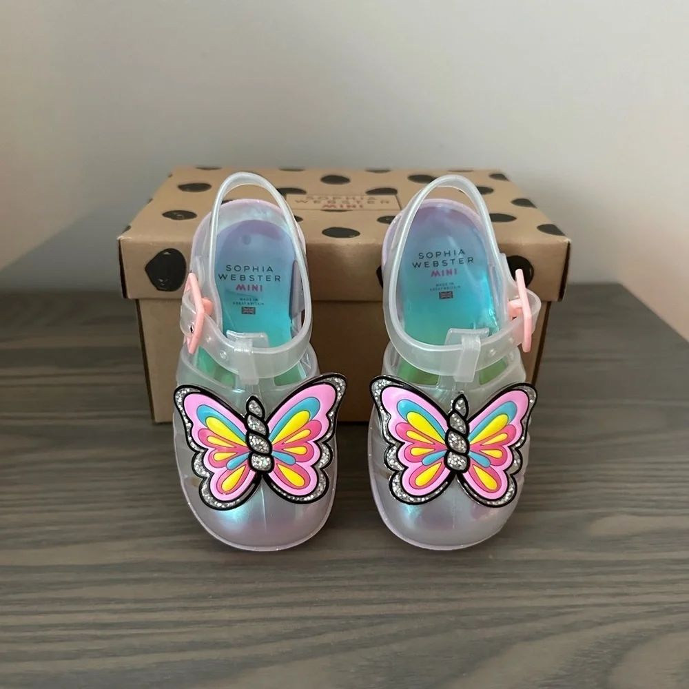 SOPHIA WEBSTER TODDLER GIRL UNICORN JELLY SANDALS
